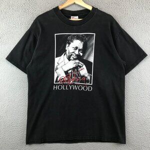 Vintage 1993 B B King Memphis Portrait Band Tee Black T Shirt Size Large 90s